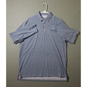 IBKUL Polo Shirt Men's Large UPF50+ Quick Dry Cool Feel Nylon Golf
